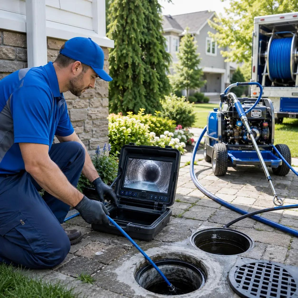 Outdoor drain cleaning professionals serving South Webster, OH
